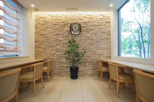 明るく、安心できる雰囲気